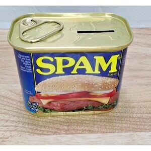 Brand New Spam Bank Security Coin Money Bank Tin Cans
